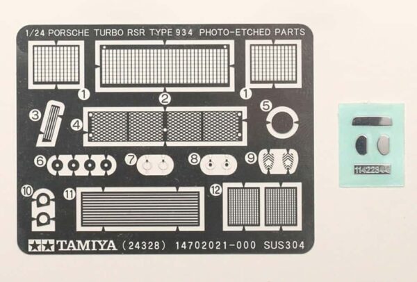 tamiya - 1:24 porsche turbo rsr type 934 model kit (24328)