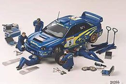 tamiya - 1:24 rally mechanics & equipment set (24266)