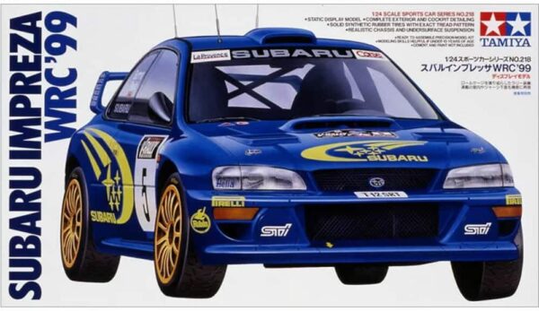 tamiya - 1:24 subaru impreza wrc '99 (24218)