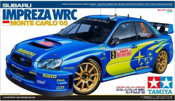 tamiya - 1:24 subaru impreza wrc monte carlo (24281)