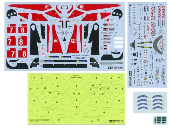 tamiya - 1:24 toyota gazoo racing ts050 model kit (24349)