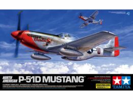 tamiya - 1:32 north american p-51d mustang model kit (60322)