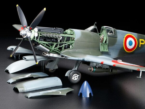 tamiya - 1:32 supermarine spitfire mk.ixc model kit (60319)