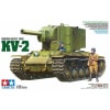 tamiya - 1:35 russian heavy tank kv-2 model kit (35375)