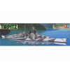 tamiya - 1:350 german battleship tirpitz model kit (78015)
