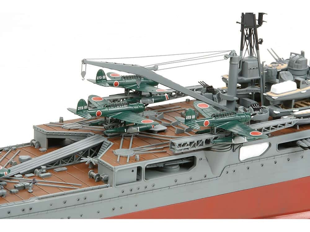 tamiya - 1:350 japanese heavy cruiser tone model kit (78024)