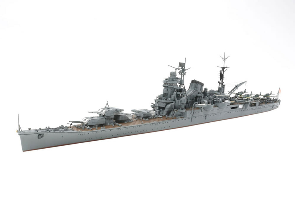 tamiya - 1:350 japanese heavy cruiser tone model kit (78024)