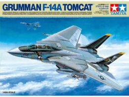 tamiya - 1:48 grumman f-14a tomcat model kit (61114)