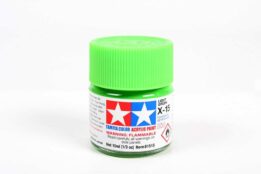 tamiya - 10ml acrylic mini x-15 light green paint (81515)