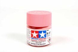 tamiya - 10ml acrylic mini x-17 pink paint (81517)