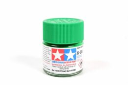 tamiya - 10ml acrylic mini x-28 park green paint (81528)