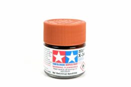 tamiya - 10ml acrylic mini x-34 met brown paint (81534)