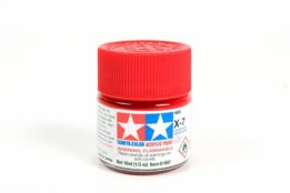 tamiya - 10ml acrylic mini x-7 red paint (81507)