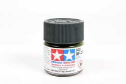 tamiya - 10ml acrylic mini xf-27 black green paint (81727)