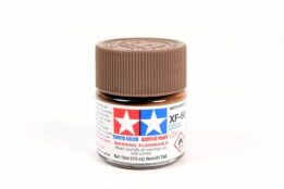 tamiya - 10ml acrylic mini xf-68 nato brown paint (81768)