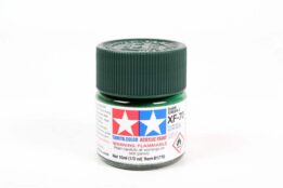 tamiya - 10ml acrylic mini xf-70 dark green2 paint (81770)