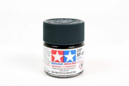 tamiya - 10ml acrylic mini xf-85 rubber blk paint (81785)