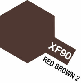 Tamiya - 10ml Acrylic Mini XF-90 Red Brown 2 Paint (81790)