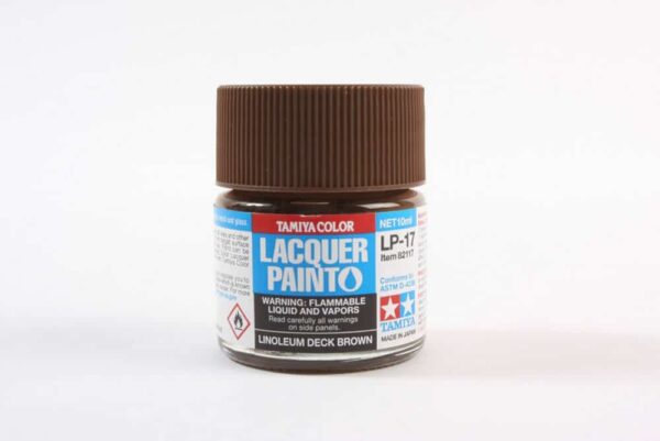 Tamiya - 10ml Lacquer LP-17 Lin. Deck Brown Paint (82117)