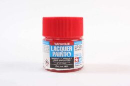 tamiya - 10ml lacquer lp-21 italian red paint (82121)