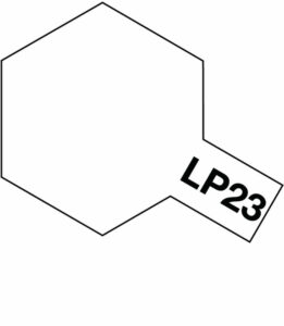tamiya - 10ml lacquer lp-23 flat clear paint (82123)
