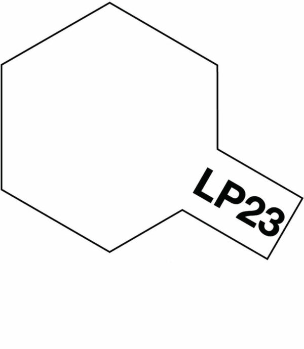tamiya - 10ml lacquer lp-23 flat clear paint (82123)