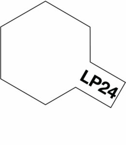 tamiya - 10ml lacquer lp-24 semi gloss clear paint (82124)