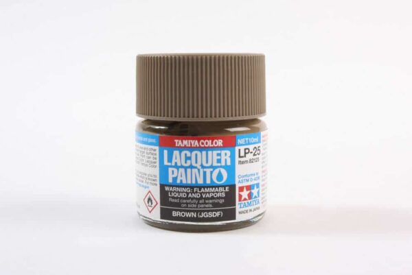 Tamiya - 10ml Lacquer LP-25 Brown Paint (82125)