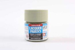 tamiya - 10ml lacquer lp-33 gray green ijn paint (82133)