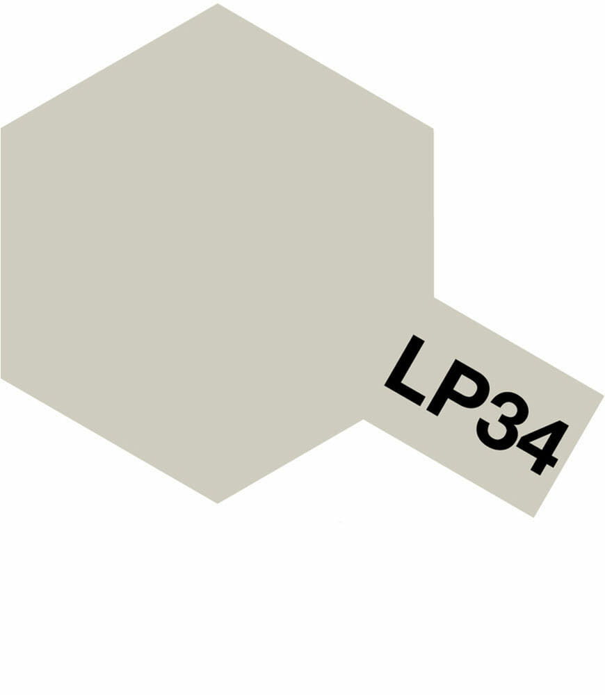 tamiya - 10ml lacquer lp-34 light gray paint (82134)