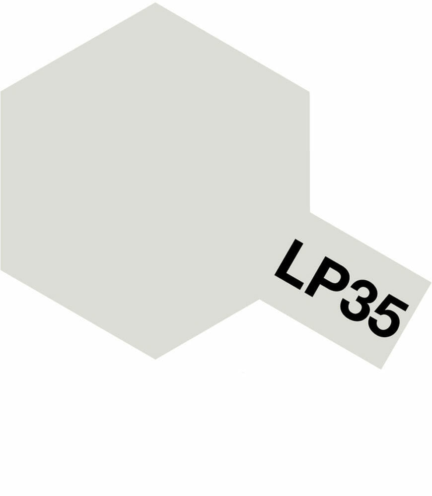 tamiya - 10ml lacquer lp-35 insignia white paint (82135)