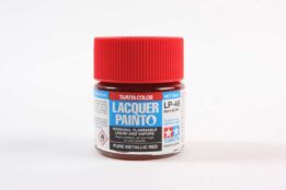 tamiya - 10ml lacquer lp-46 metallic red paint (82146)