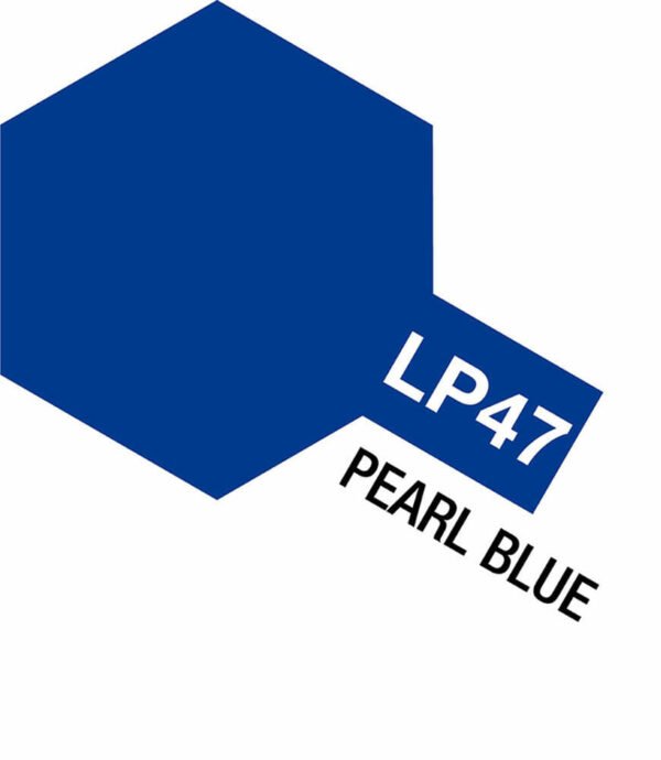 tamiya - 10ml lacquer lp-47 pearl blue paint (82147)