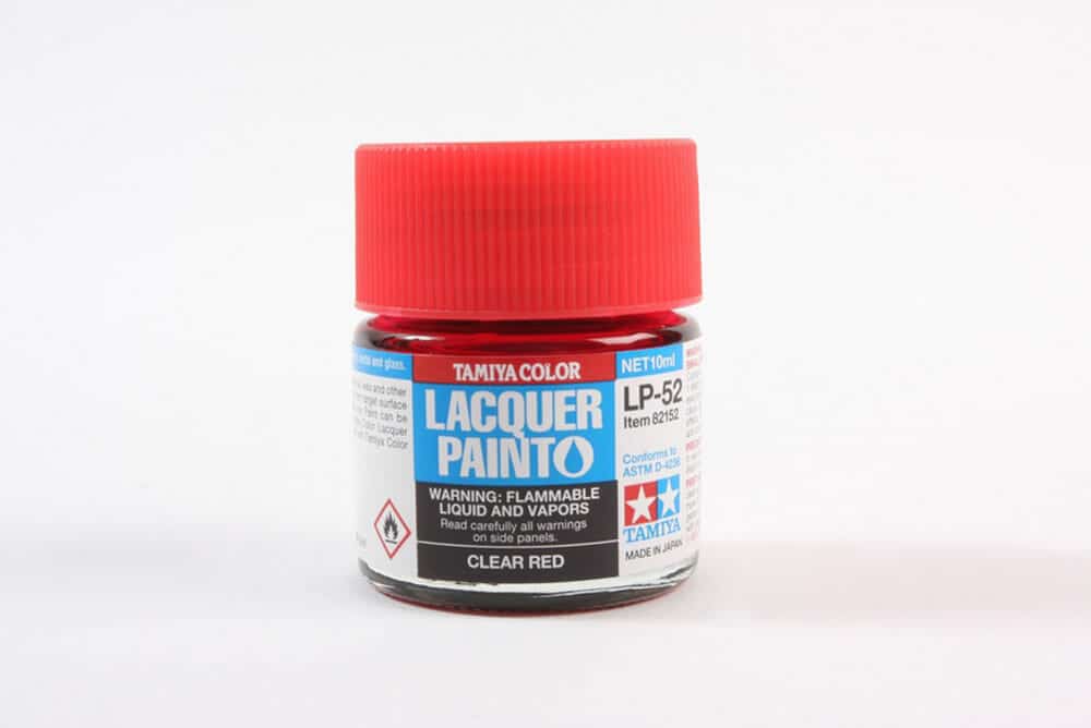 tamiya - 10ml lacquer lp-52 clear red paint (82152)