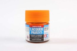 tamiya - 10ml lacquer lp-53 clear orange paint (82153)