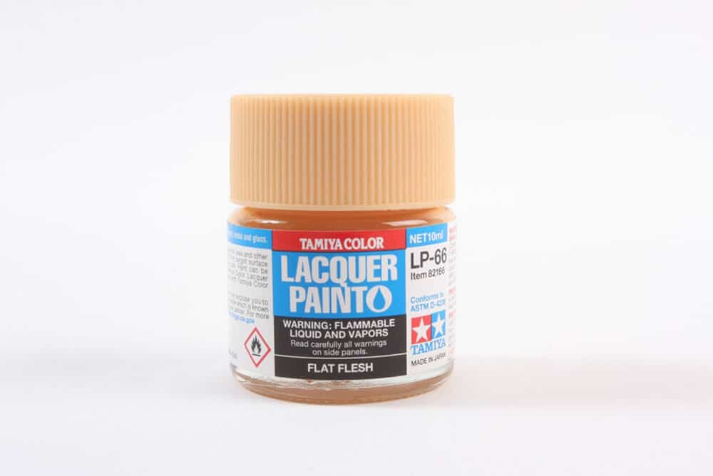tamiya - 10ml lacquer lp-66 flat flesh paint (82166)
