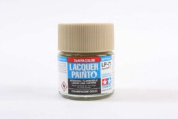 tamiya - 10ml lacquer lp-71 champagne gold paint (82171)