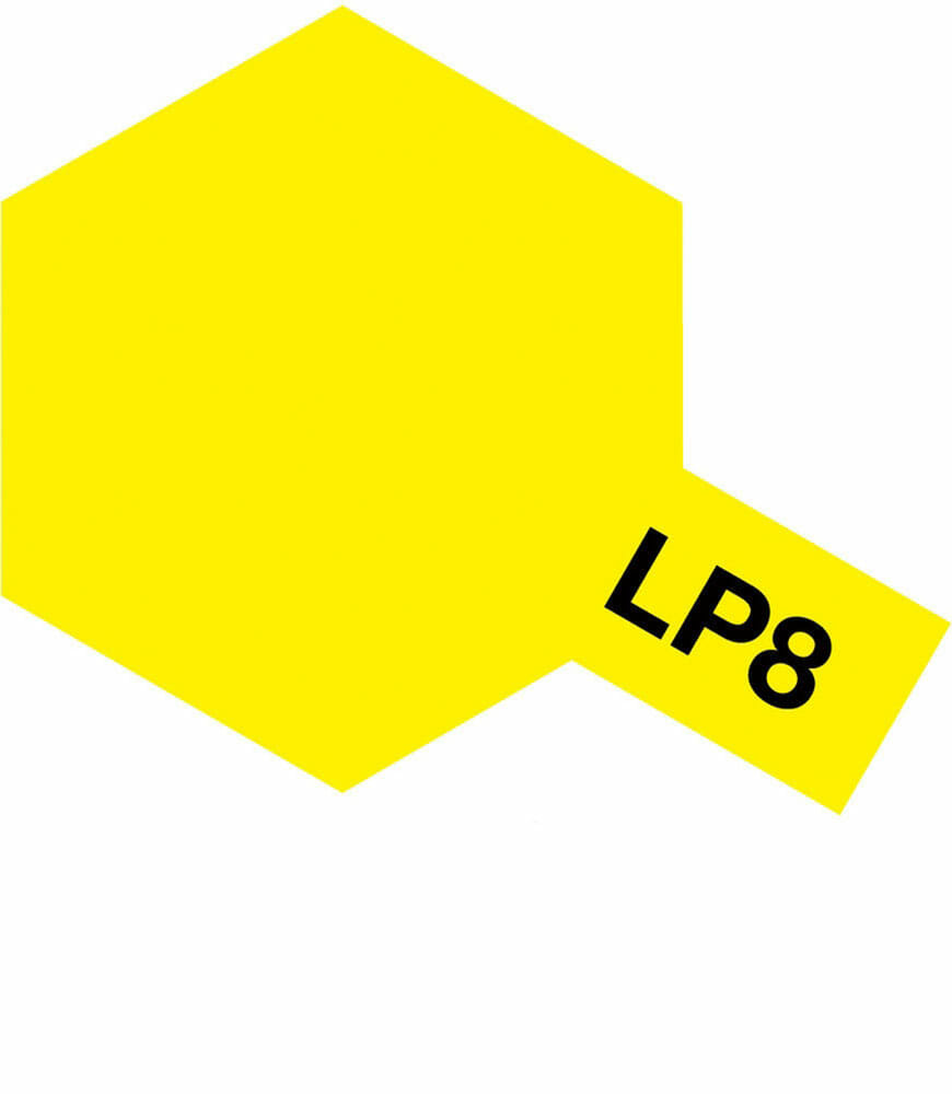 tamiya - 10ml lacquer lp-8 yellow paint (82108)