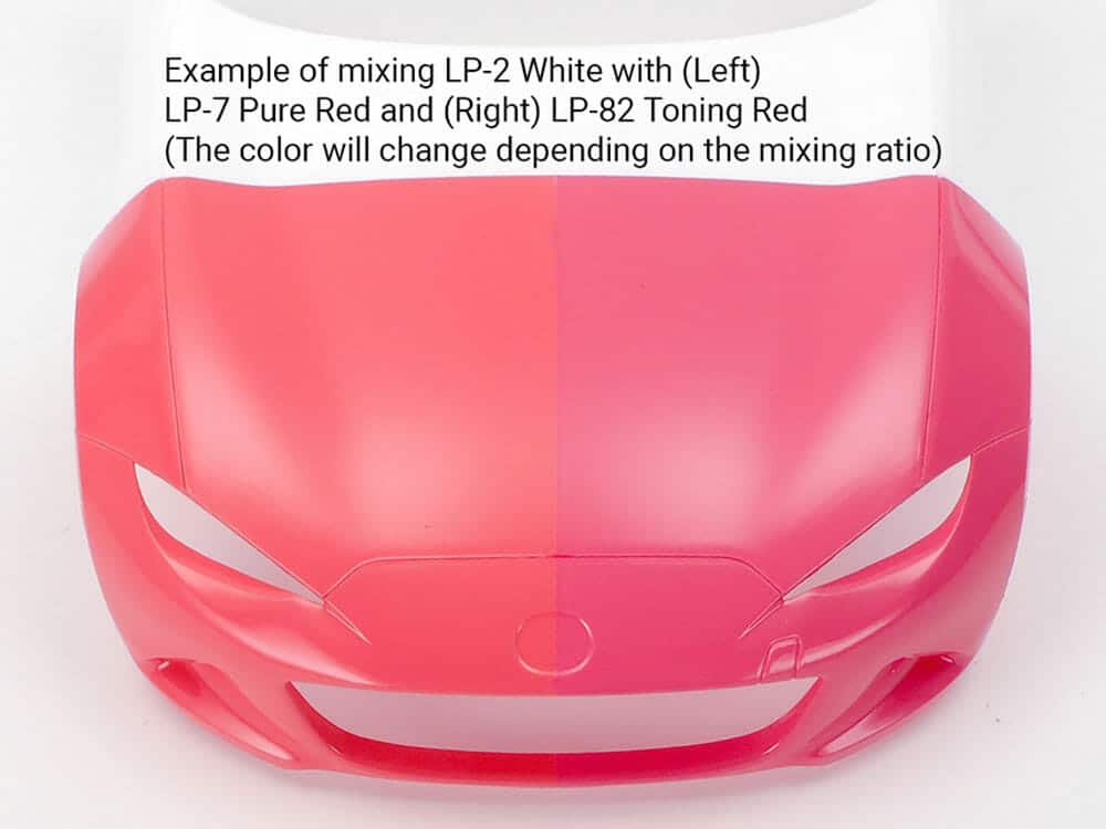 tamiya - 10ml lacquer lp-82 mixing red paint (82182)