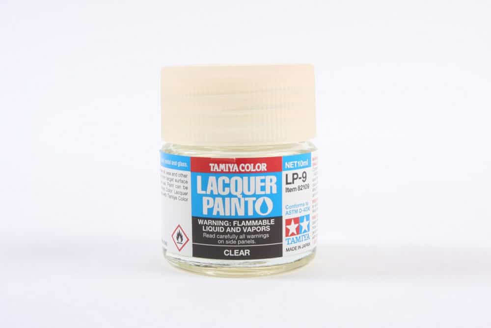 tamiya - 10ml lacquer lp-9 clear paint (82109)