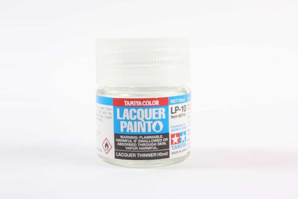 tamiya - 10ml lacquer thinner lp-10 (82110)