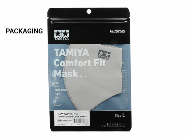 tamiya - tamiya comfort fit mask black (67474)