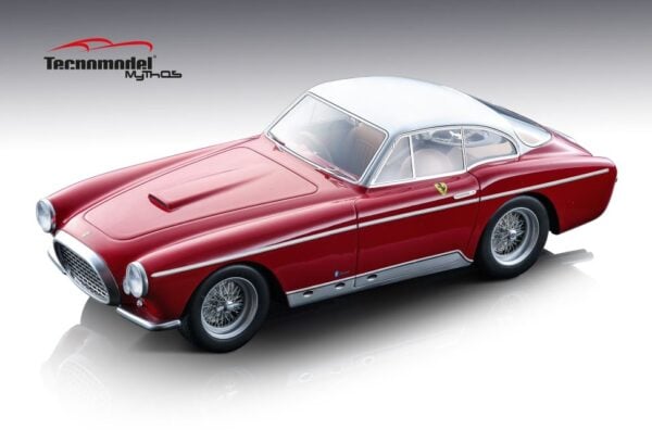 Tecnomodel - 1:18 Ferrari 250MM Coupe Vignale (1953) Red with Silver Roof Top