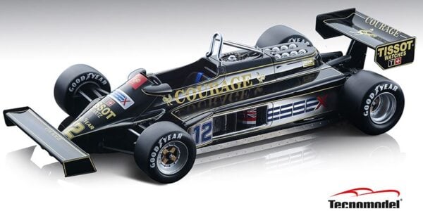 Lotus 87 Cosworth V8 F1 JPS Essex British GP 1981 #12 Nigel Mansell