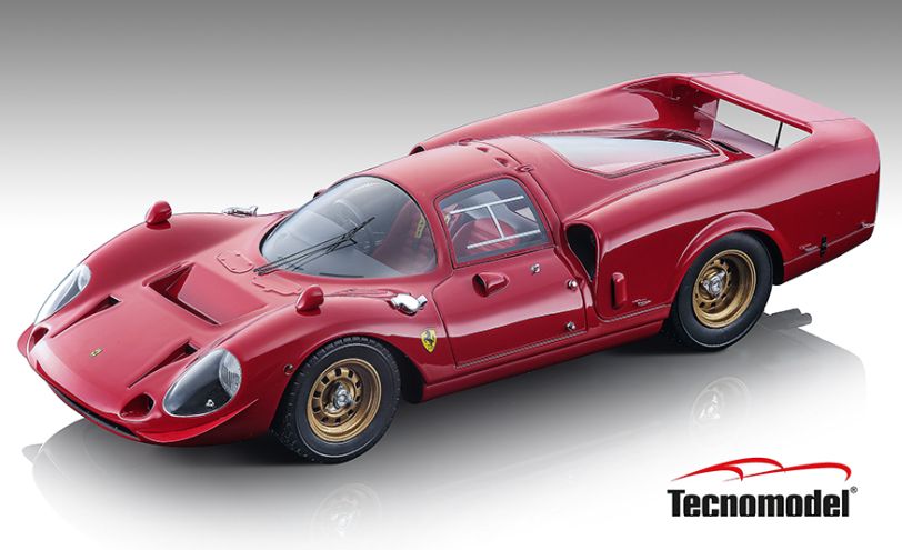 Tecnomodel - 1:18 Ferrari 365 P2/3 Drogo Press Version 1967 Rosso Corsa