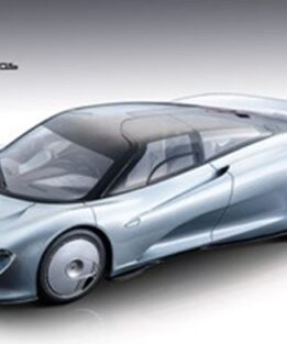 Tecnomodel TM18-EX08A McLaren Speedtail Geneva Autoshow 2019 Resin Model Showcase Carbon Fibre Base