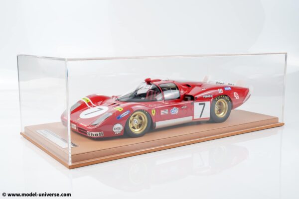 Tecnomodel - 1:12 Ferrari 512S SEFAC Long Tail 24h Le Mans 1970 No.7 Derek Bell, Ronnie Peterson - Limited Edition Resin Model 13 tecnomodel TM12 02C Ferrari 512S Long Tail Le Mans 24h 1970 01