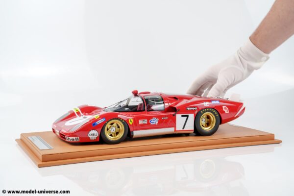 Tecnomodel - 1:12 Ferrari 512S SEFAC Long Tail 24h Le Mans 1970 No.7 Derek Bell, Ronnie Peterson - Limited Edition Resin Model 12 tecnomodel TM12 02C Ferrari 512S Long Tail Le Mans 24h 1970 06