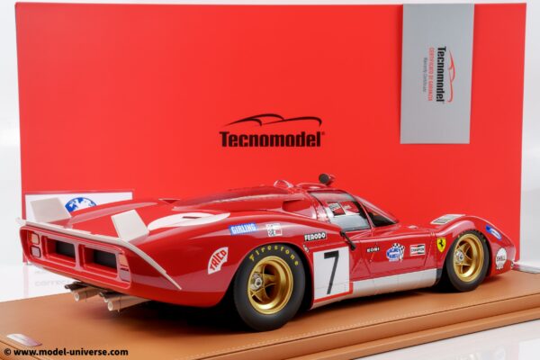 Tecnomodel - 1:12 Ferrari 512S SEFAC Long Tail 24h Le Mans 1970 No.7 Derek Bell, Ronnie Peterson - Limited Edition Resin Model 10 tecnomodel TM12 02C Ferrari 512S Long Tail Le Mans 24h 1970 07