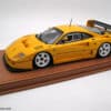 Tecnomodel - 1:18 Ferrari F40 LM 1996 Modena Yellow (With Showcase) - Limited Edition Resin Model